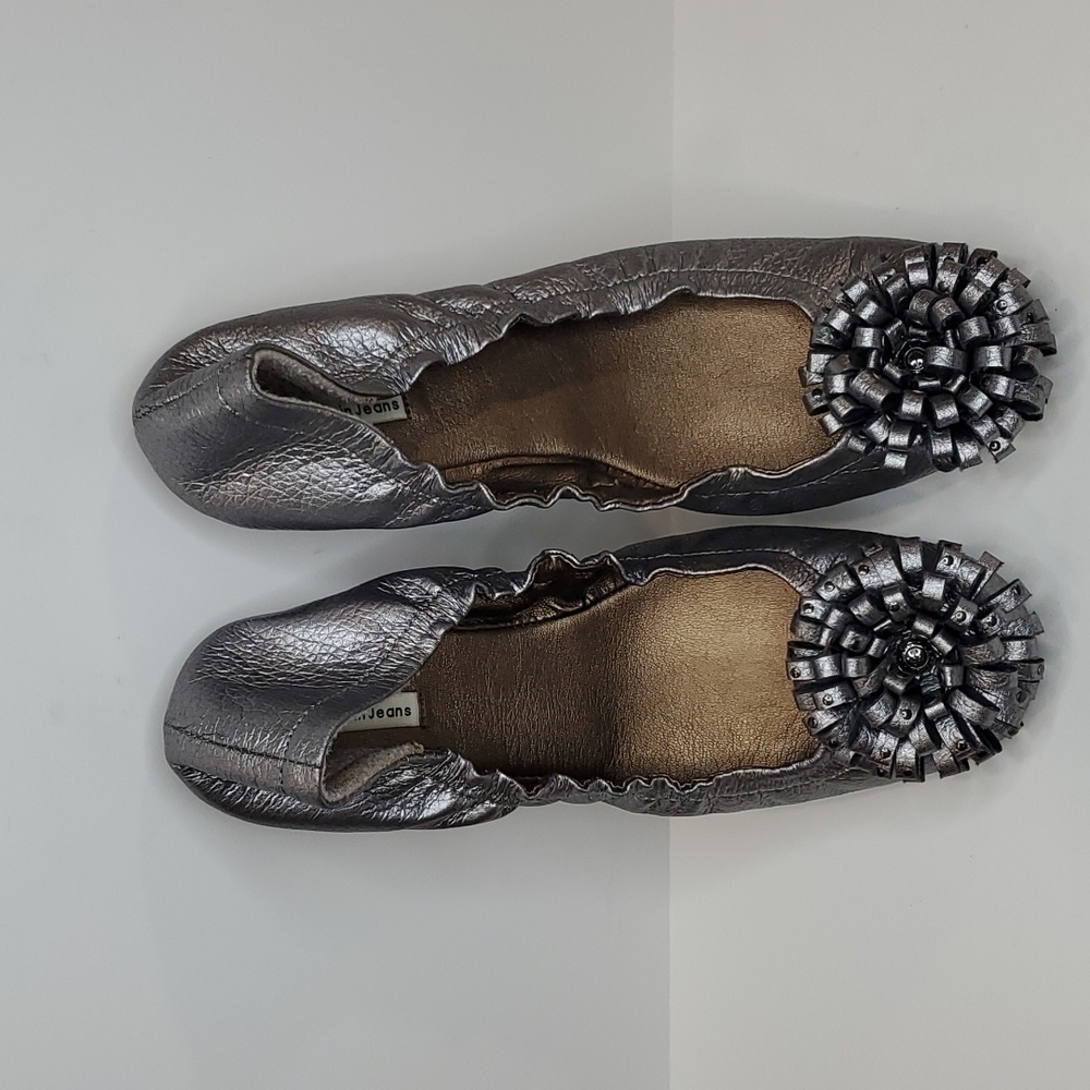 Elegant Silver Women's Flats